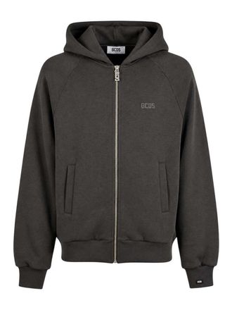 GCDS Black Band Logo Hoodie