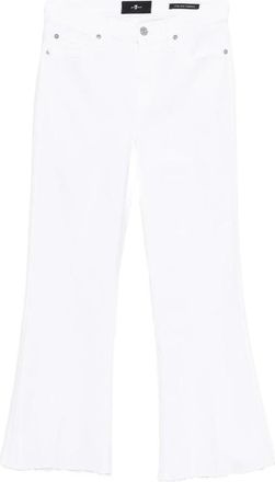 7 For All Mankind Frayed-hem Jeans