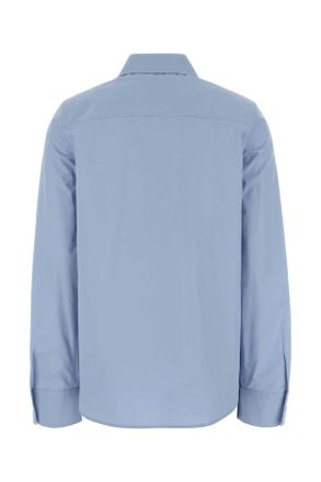 Jil Sander Womens Light Blue Poplin Shirt Powderblue Cotone Camicie