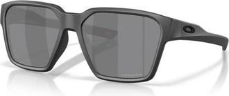 Oakley Stalen zonnebril met Prizm Black Iridium - Heren - Zonnebrillen - Grijs - 58 MM - Accessoires