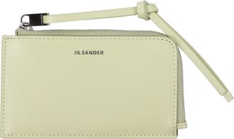 Jil Sander Green Leather Mens Wallet