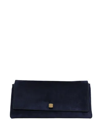 Khaite Audrey lederen clutch
