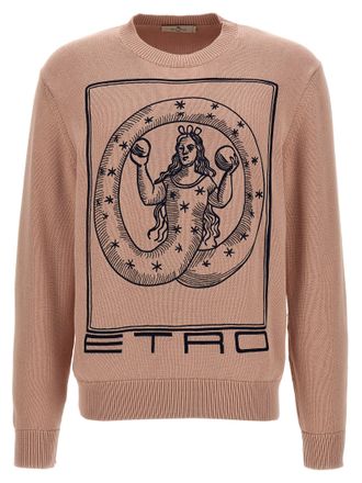 Etro Mens Logo Embroidery Sweater