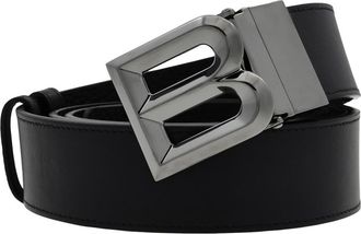 Bally Reversible Logo Leather Belt, Size 120 cm