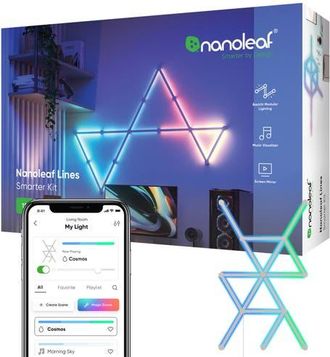 Nanoleaf Lines 60 Degrees Smarter Kit in Multicolor at Nordstrom