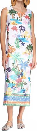 Vilagallo Liana Dress In Palmeras