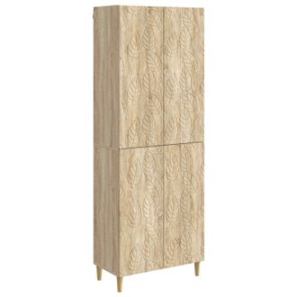 vidaXL Juego De Armarios 2 Uds. Roble Sonoma Madera De Ingenier&iacute;a Vidaxl