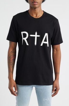 Rta Liam Logo Graphic T-Shirt in Black at Nordstrom, Size Xxx-Large
