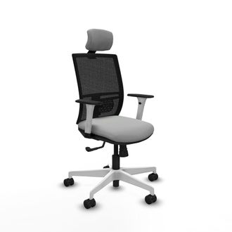 Piqueras y Crespo Silla De Oficina Piqueras Y Crespo Yunquera Blanco Reclinable Confort