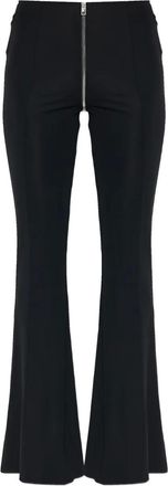 Alexander Wang Pantaloni svasati con zip - Nero