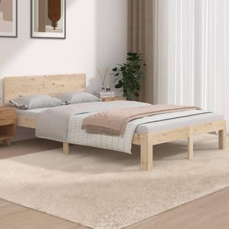 vidaXL Estructura De Cama Doble Peque&ntilde;a Sin Colch&oacute;n 120x190 Cm Vidaxl