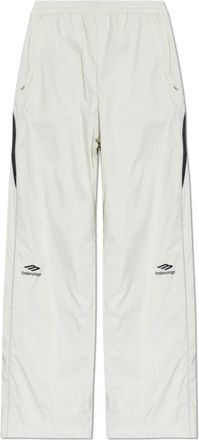 Balenciaga 3B Sports Icon Ski Tracksuit Pants - Heren - Wijde Broeken - Wit - L - Leer - Broeken