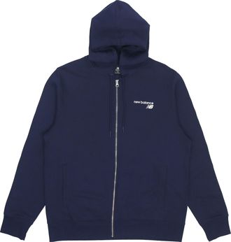 New Balance Logo Sports Zipper Navy Blue MJ03907-PGM