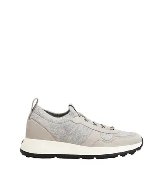 Tod's Grey Logo Sneakers