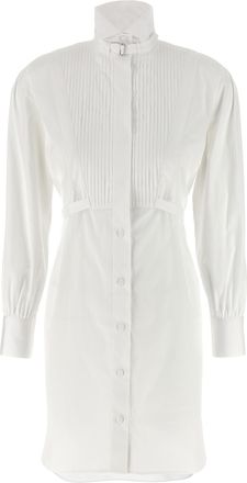 Alexander McQueen White Cotton Midi Womens Dress