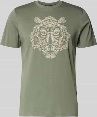 Antony Morato T-Shirt mit Rundhalsausschnitt in Schilf, Gr&ouml;&szlig;e XXL