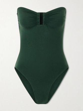 Eres Costume Da Bagno Senza Spalline Les Essentiels Cassiop&eacute;e - Verde