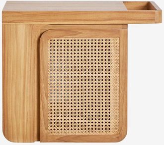 Sklum Conjunto De Mueble De Ba&ntilde;o Suspendido En Madera De Teca Georgy Sklum