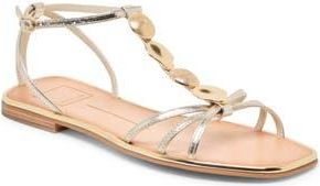 Dolce Vita Faun Ankle Strap Sandal in Light Gold at Nordstrom Rack, Size 7.5
