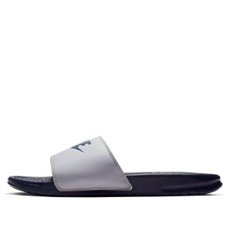 Nike Benassi JDI Slippers Shoes Grey/Blue 343880-024