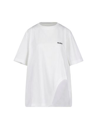 The Attico T-Shirt Oversize In Cotone