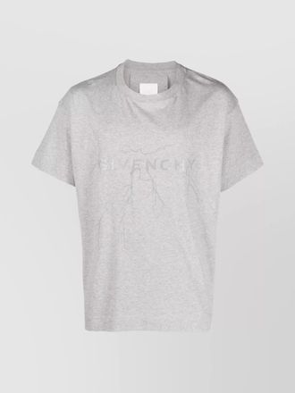 Givenchy ribbed crew neck loose fit t-shirt