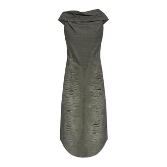 Diesel D-Mauve Dress - Dames - Casual kleedjes - Grijs - 2XS - Katoen - Kleedjes