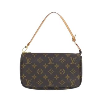 Louis Vuitton Pre-owned Shoulder Bags, female, Brown, Size: ONE SIZE Pre-owned Canvas Shoulder Bag
