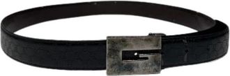 Gucci Pre-owned Vintage Riem - Heren - Vintage Accessoires - Zwart - ONE Size - Vintage
