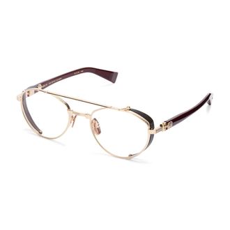 Balmain Glasses, unisex, Yellow, Size: 52 MM Brigade IV Eyeglasses
