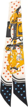 Herm&egrave;s Pre-owned Hermes Brides de Gala Love Silk Twilly Scarf Ladies F5XS6BWKHLZKIXUV
