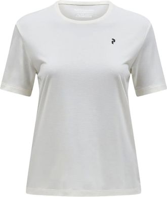 Peak Performance logo-detail short-sleeve t-shirt - women - Cotton - S - Neutrals