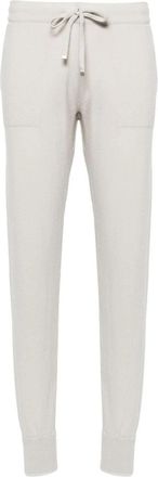 Eleventy Green Relaxed Knit Tipping Wool-Blend Pants