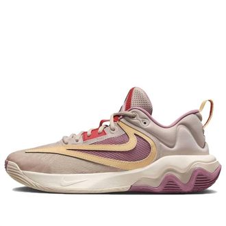 Nike Mens Giannis Immortality 3 Sneaker In Fossil Stone/desert Berry/guava Ice/celestial Gold
