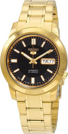 Seiko 5 Automatic Black Dial Mens Watch SNKK22J1