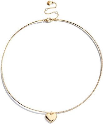 BaubleBar Jelane Heart Pendant Necklace in Gold at Nordstrom