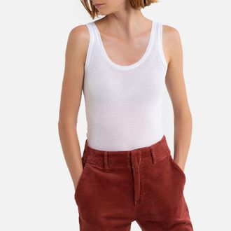 American Vintage T-shirt met ronde hals zonder mouwen Massachusetts