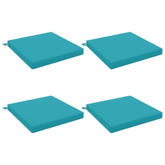 vidaXL Cuscini Per Sedia In 4 Pezzi Soest 4 Pz 100% Poliestere Vidaxl