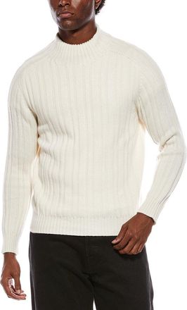 Isaia Knit Cashmere Mock Neck Sweater