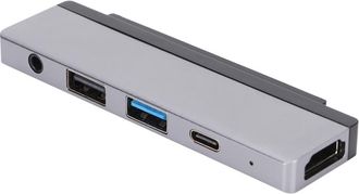 OEM Esta Estaci&oacute;n De Acoplamiento 5 En 1 Incluye Puertos Hdmi, Usb-c Y Usb-c, Admite Salida De Pantalla 4k A 60 Hz E Incluye Un Conector De Audio Usb 2.0,