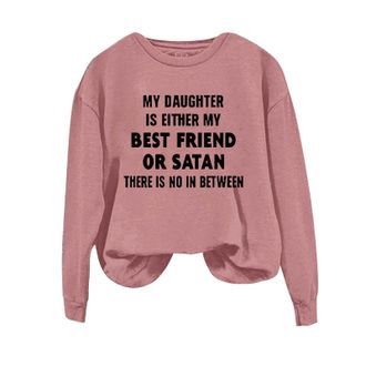 Generic Lightning Deals Today Oversized Sweatshirt Women Plus Size Ladies Fashionable And Comfortable Round Neck Solid Color Long Sleeve Hoodie Wearhouses Cle