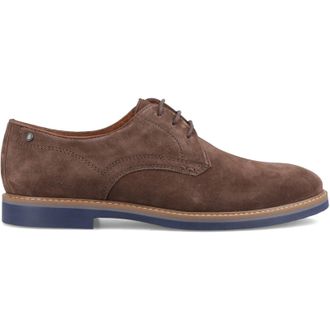 Base London Strand Mens Derby Shoes Brown Leather - Size UK 10