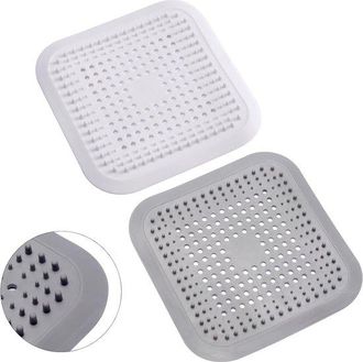 OEM Tap&oacute;n De Desag&uuml;e De Silicona, Tap&oacute;n De Desag&uuml;e Anticabello, Colador De Desag&uuml;e Universal Para Fregadero, Ba&ntilde;o, Ba&ntilde;era (blanco + Gris)