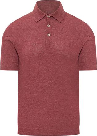 Brunello Cucinelli Polo - Heren - Polos - Bruin - S - Tops