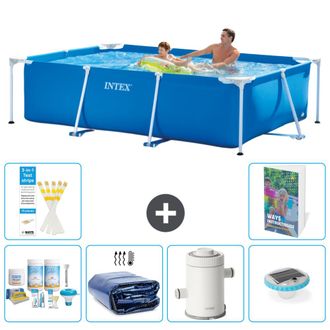 Intex Piscina Con Estructura Rectangular - 260x160x65 Cm - 7-piezas S54