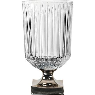 Nachtmann Minerva 12 Vase with Platinum Foot in Clear at Nordstrom