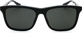 Gucci GG0381SN007 Acetate Frame Sunglasses - Black