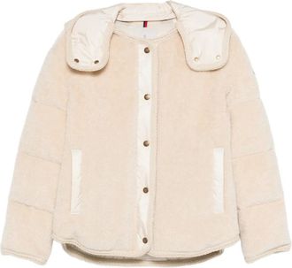 Moncler Parka con cappuccio e bottoni - Toni neutri