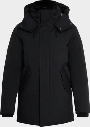 Mackage Mens Sullivan 2-In-1 Down Coat With Removable Bib