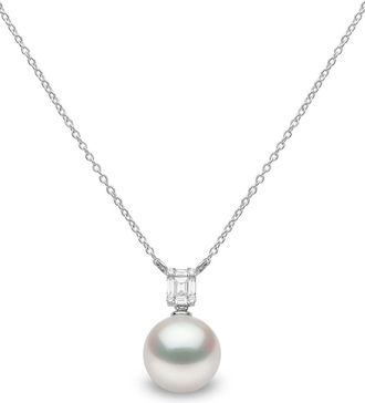 Yoko London 18kt white gold Starlight pearl and diamond necklace - women - 18kt White Gold/Diamond/South Sea Pearl - OS - Silver